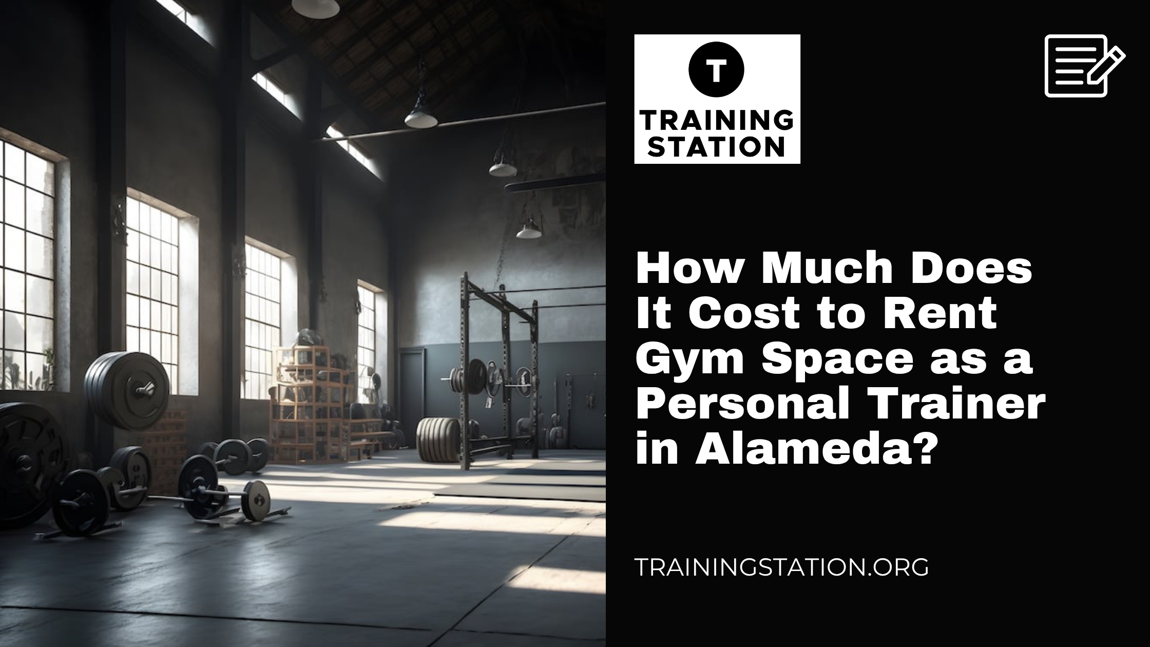 How Much Does It Cost to Rent Gym Space as a Personal Trainer in Alameda?