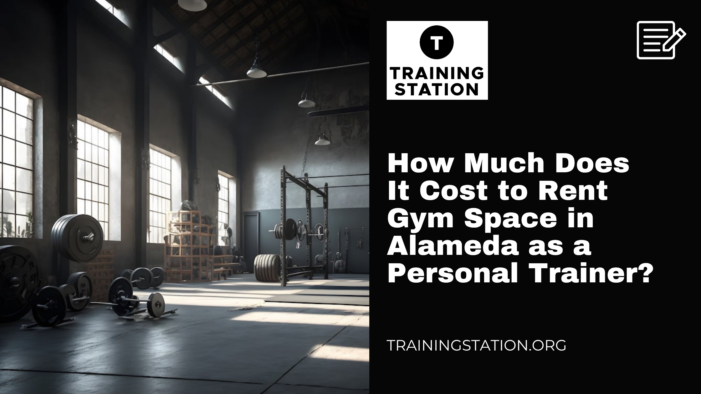 How Much Does It Cost to Rent Gym Space in Alameda as a Personal Trainer?